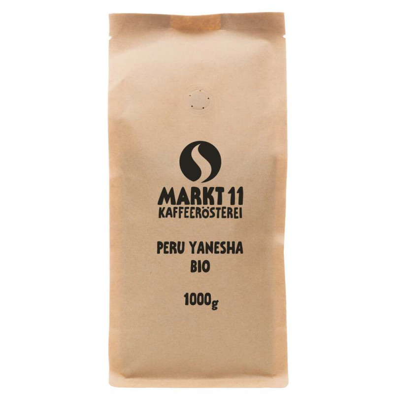 Bio-Kaffee Peru Yanesha 1kg ganze Bohne biozertifizierten Kaffee aus Südamerika online kaufen