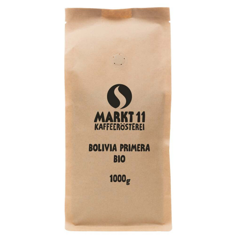 Bio-Kaffee Bolivia Primera 1kg ganze Bohne biozertifizierten Kaffee aus Südamerika online kaufen