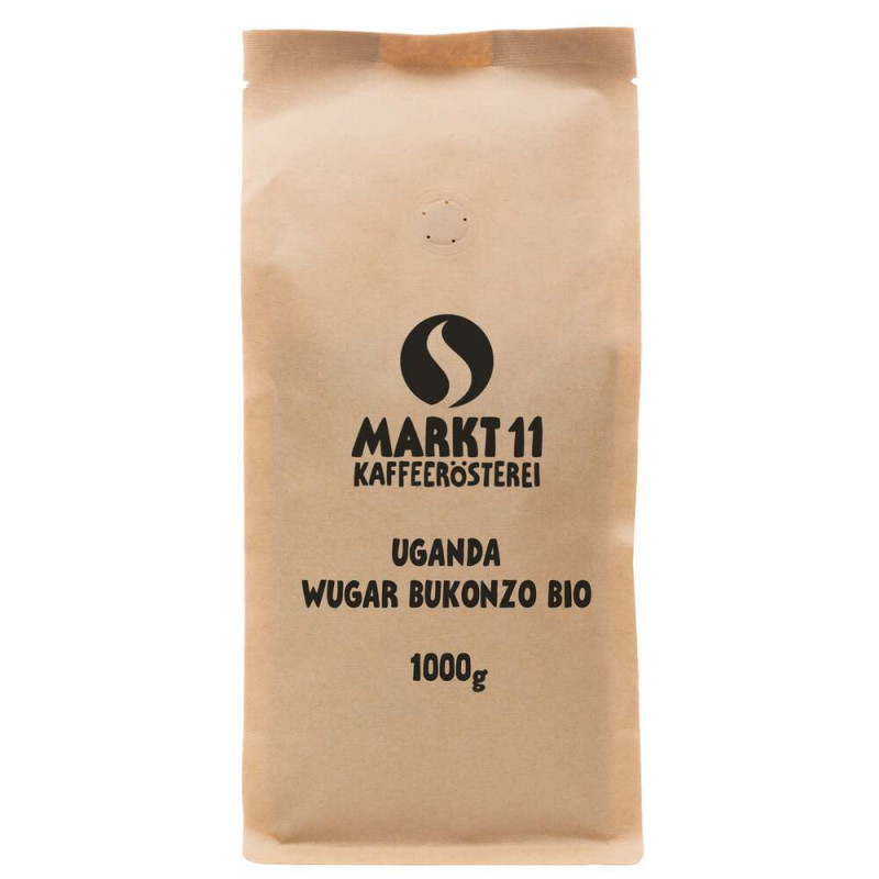Kaffee Uganda Wugar Bukonzo Bio 1kg - Kaffee Shop Markt 11