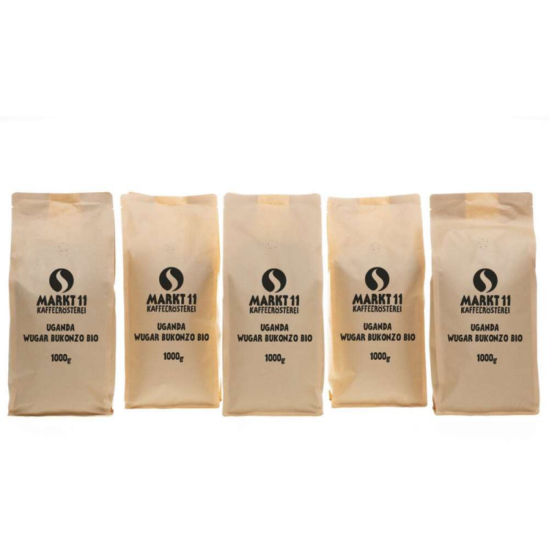 Bio-Kaffee Uganda Wugar Bukonzo 5kg ganze Bohne biozertifizierten Kaffee aus Afrika online kaufen