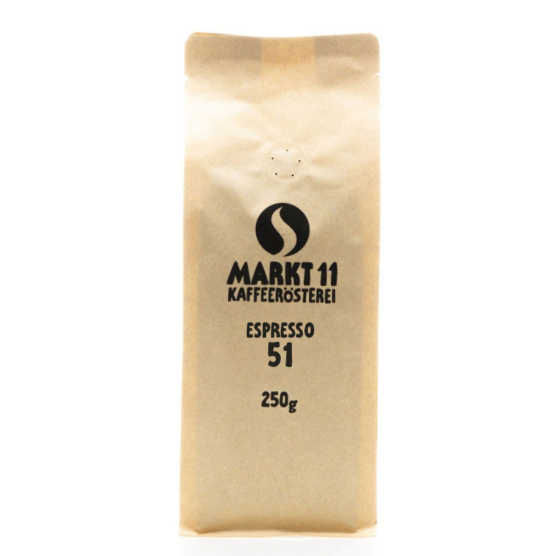 Espresso51 250g - 51% Robustaanteil - Kaffee Shop Markt 11