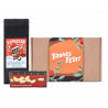 Weihnachtsbox Espresso und handgeschöpfte Zotter Schokolade "Gebrannte Mandel"