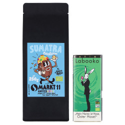 Osterbox Osterkaffee Sumatra Bio und Zotter Schokolade -  Markt 11 Kaffee Shop