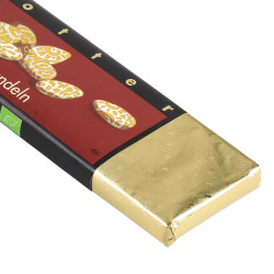 Handgeschöpfte Schokolade "Gebrannte Mandel" - Verpackung