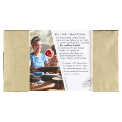 Schokotafeln "Süße Weihnachten" - Zotter Schokolade - Innenansicht