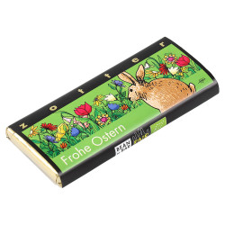 Zotter Schokolade "Frohe Ostern" - Verpackung schräg