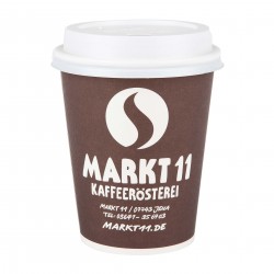 "Let´s Go" 50 Kaffeebecher 200ml inkl. Deckel
