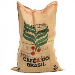 Kaffeesack aus Jute - Brasil Santos