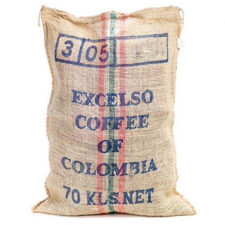 Kaffeesack aus Jute - Kolumbia Excelso