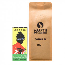 Zotter Tansania + 250g Kaffee - Kaffee Shop Markt 11