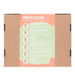 Geschenkbox Kaffee Afrika Ansicht hinten