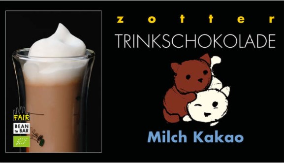 Zotter Trinkschokolade - Milch Kakao